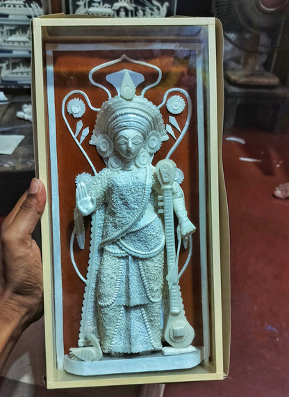 Saraswati Idol (Shola pith work)