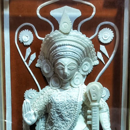 Saraswati Idol (Shola pith work)